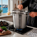 OLLA INDUSTRIAL INOX LARRYHOUSE 12 LITROS