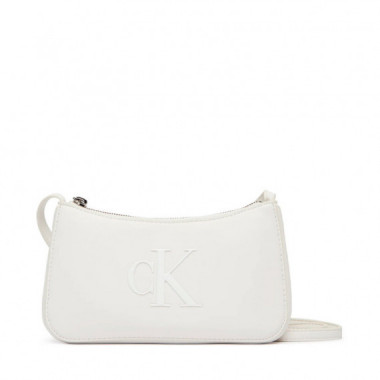 Bolso de hombro peque&ntilde;o con monograma grabado