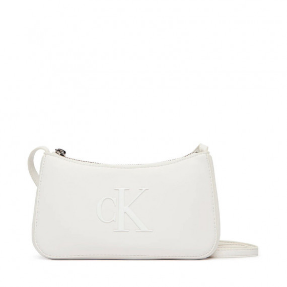 Bolso de hombro pequeño con monograma grabado