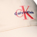 Gorra de Sarga de Algodón con Logo  CALVIN KLEIN