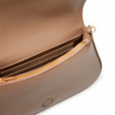 Bolso curvo con correa de cadena