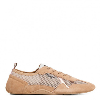 Zapatillas con detalles en ante