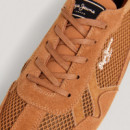 Zapatillas con detalles en ante