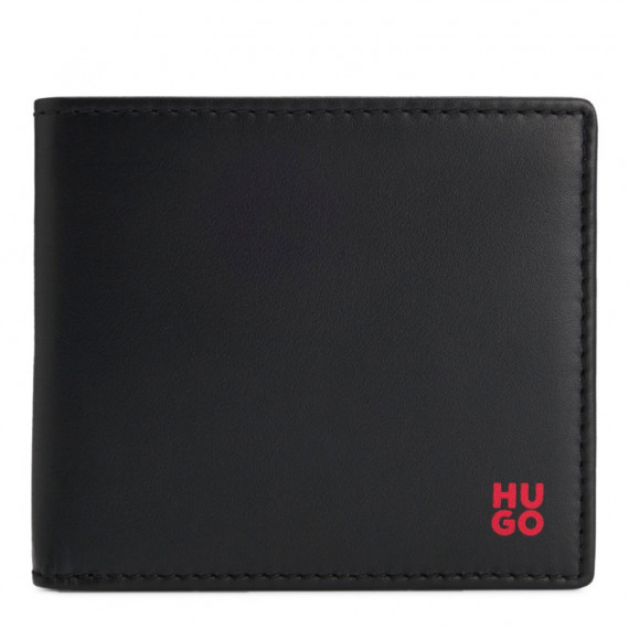 Cartera de Piel con Detalle de Logo Apilado  HUGO BOSS EYEWEAR