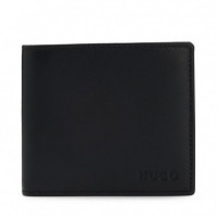 Cartera Plegable de Piel Granulada con Logo Grabado  HUGO BOSS EYEWEAR