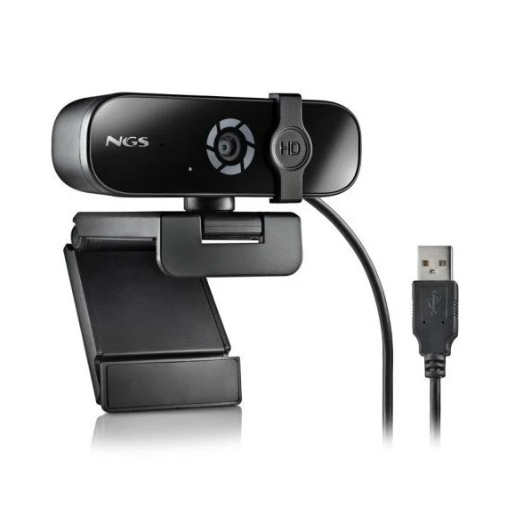 Webcam NGS Xpress Cam 2000 Fhd 2K USB 2.0 Black - Guanxe Atlantic Marketplace