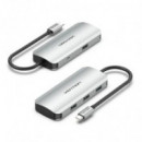 Hub VENTION Usb-c 4 Puertos USB 3.0 / Microusb Pd