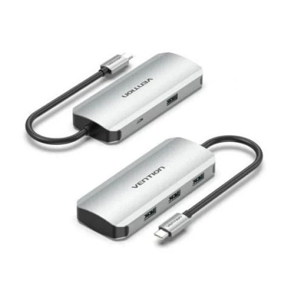 Hub VENTION Usb-c 4 Puertos USB 3.0 / Microusb Pd