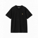 Camisetas Hombre Camiseta CARHARTT WIP Chase Black / Gold