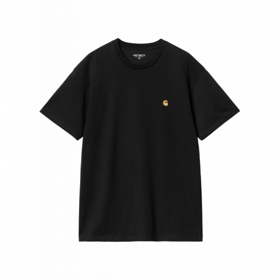Camisetas Hombre Camiseta CARHARTT WIP Chase Black / Gold