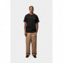 Camisetas Hombre Camiseta CARHARTT WIP Chase Black / Gold