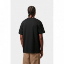 Camisetas Hombre Camiseta CARHARTT WIP Chase Black / Gold
