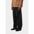 Pantalones y Vaqueros Pantalón CARHARTT WIP Brandon Black Stone Washed
