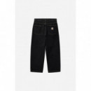 Pantalones y Vaqueros Pantalón CARHARTT WIP Brandon Black Stone Washed
