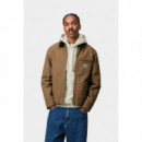 Chaquetas Hombre Chaqueta CARHARTT WIP Detroit Jacket (Summer) Hamilton Brown / Tobacco, Rinsed
