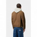 Chaquetas Hombre Chaqueta CARHARTT WIP Detroit Jacket (Summer) Hamilton Brown / Tobacco, Rinsed