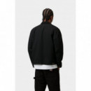 Chaquetas Hombre Chaqueta CARHARTT WIP Detroit Jacket (Summer) Black / Black, Rinsed