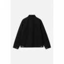 Chaquetas Hombre Chaqueta CARHARTT WIP Detroit Jacket (Summer) Black / Black, Rinsed