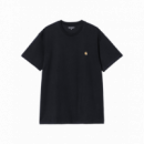 Camisetas Hombre Camiseta CARHARTT WIP Chase Dark Navy / Gold