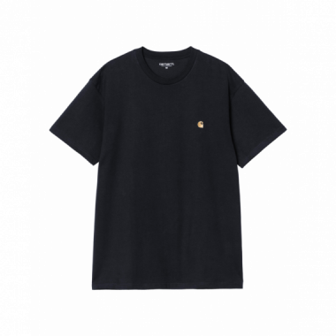 Camisetas Hombre Camiseta CARHARTT WIP Chase Dark Navy / Gold