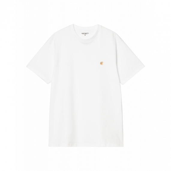 Camisetas Hombre Camiseta CARHARTT WIP Chase White / Gold