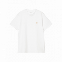 Camisetas Hombre Camiseta CARHARTT WIP Chase White / Gold