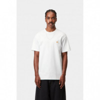 Camisetas Hombre Camiseta CARHARTT WIP Chase White / Gold