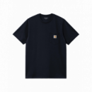 Camisetas Hombre Camiseta CARHARTT WIP Pocket Dark Navy