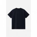 Camisetas Hombre Camiseta CARHARTT WIP Pocket Dark Navy