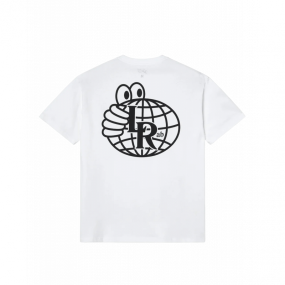 Camisetas Hombre Camiseta LAST RESORT AB Atlas Monogram White Black