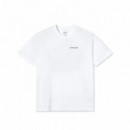 Camisetas Hombre Camiseta LAST RESORT AB Atlas Monogram White Black
