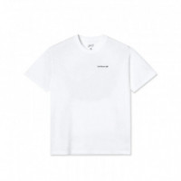 Camisetas Hombre Camiseta LAST RESORT AB Atlas Monogram White Black