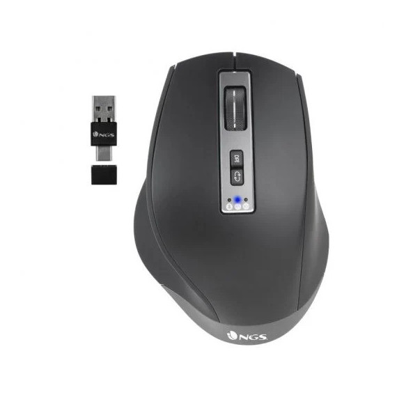 Raton NGS Blur Wireless Multidevice Recargable Led Black