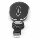 Raton NGS Sinblack USB Optico Retractil Black