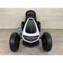 Kart a Pedales Mercedes Blanco  PEKECARS