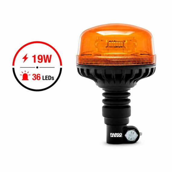 GIROFARO LUZ DE ADVERTENCIA LED FARGO TOOLS 19W 12/24V