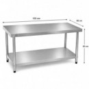 MESA DE TRABAJO INOXIDABLE LARRYHOUSE 150X60X85 CM