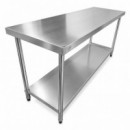 MESA DE TRABAJO INOXIDABLE LARRYHOUSE 180X60X85 CM