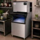 MAQUINA HIELO INDUSTRIAL LARRYHOUSE 850W 180 KGS/DIA 150 KGS CAPACIDAD