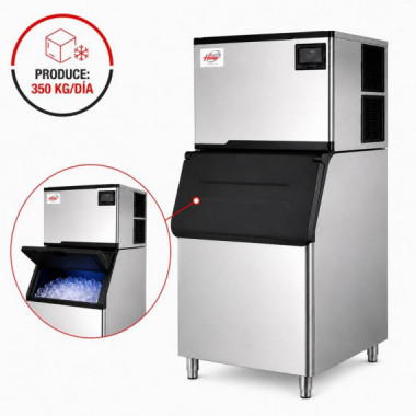 MAQUINA HIELO INDUSTRIAL LARRYHOUSE 1.500W 350 KGS/DIA 220 KGS CAPACIDAD