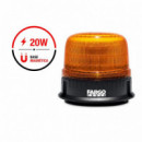 GIROFARO LED FARGO TOOLS 20W 12-24V 3 FUNCIONES BASE MAGNÉTICA