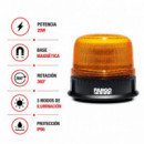 GIROFARO LED FARGO TOOLS 20W 12-24V 3 FUNCIONES BASE MAGNÉTICA