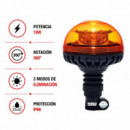 GIROFARO ROTATIVO LUZ DE ADVERTENCIA LED FARGO TOOLS 18W 12/24V
