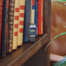 Casio A158WEA-2 Reloj Digital Unisex – Estilo Vintage con Marco Azul – Correa de Acero Inoxidable y Cronómetro - A158WEA-2