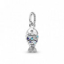 PANDORA Charm Colgante en Plata de Ley Pez Escamas Azules 799428C01