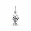 PANDORA Charm Colgante en Plata de Ley Pez Escamas Azules 799428C01
