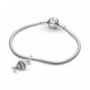 PANDORA Charm Colgante en Plata de Ley Pez Escamas Azules 799428C01