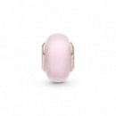 PANDORA Dia de la Madre Charm en PANDORA Rose Cristal de Murano Rosa Mate 789421C00