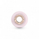 PANDORA Dia de la Madre Charm en PANDORA Rose Cristal de Murano Rosa Mate 789421C00