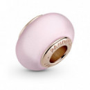 PANDORA Dia de la Madre Charm en PANDORA Rose Cristal de Murano Rosa Mate 789421C00